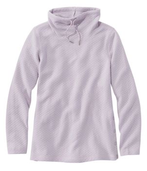 Women's SoftLight Quilted Top, Funnelneck Pullover