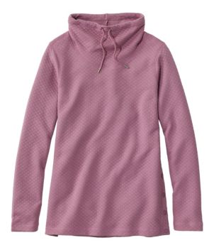 Women's SoftLight Quilted Top, Funnelneck Pullover