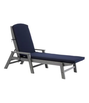 All-Weather Chaise Lounger Textured Cushion