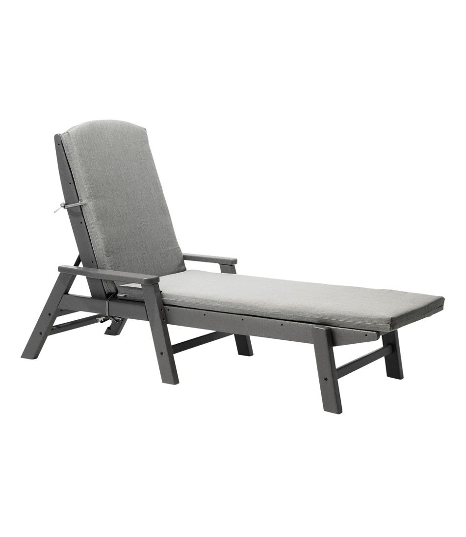 All-Weather Chaise Lounger Textured Cushion