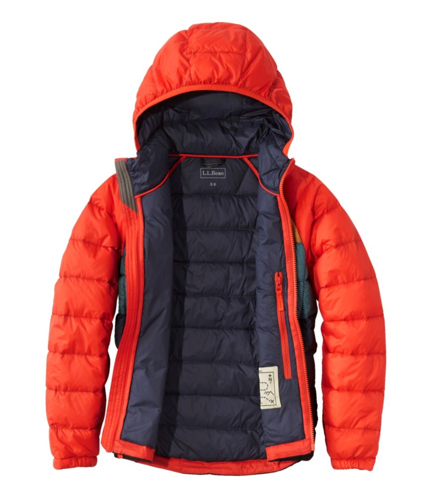 Kids' Ultralight 650 Down Jacket, Colorblock, Cherry Tomato Colorblock, small image number 5