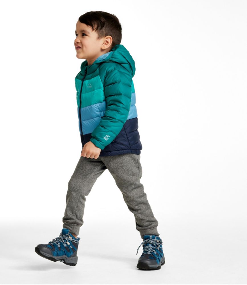 Toddlers' Ultralight 650 Down Jacket, Colorblock, Evening Blue Color Block, small image number 2