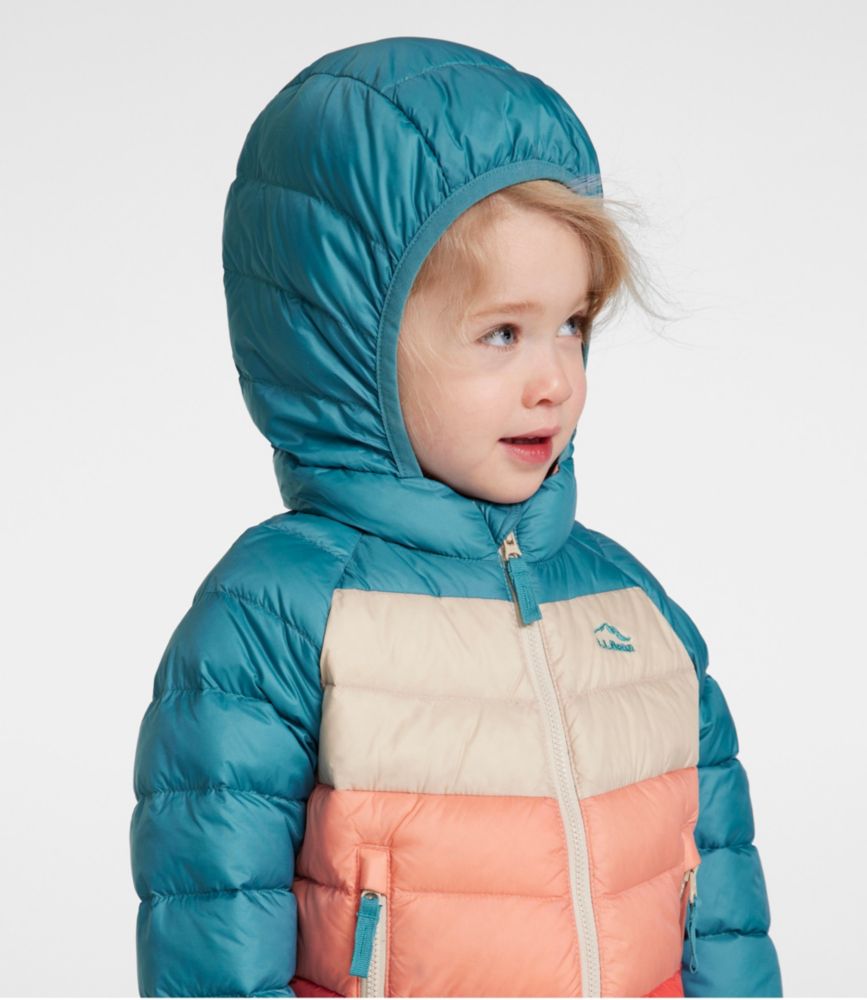 Toddlers' Ultralight 650 Down Jacket, Colorblock, Evening Blue Color Block, small image number 4