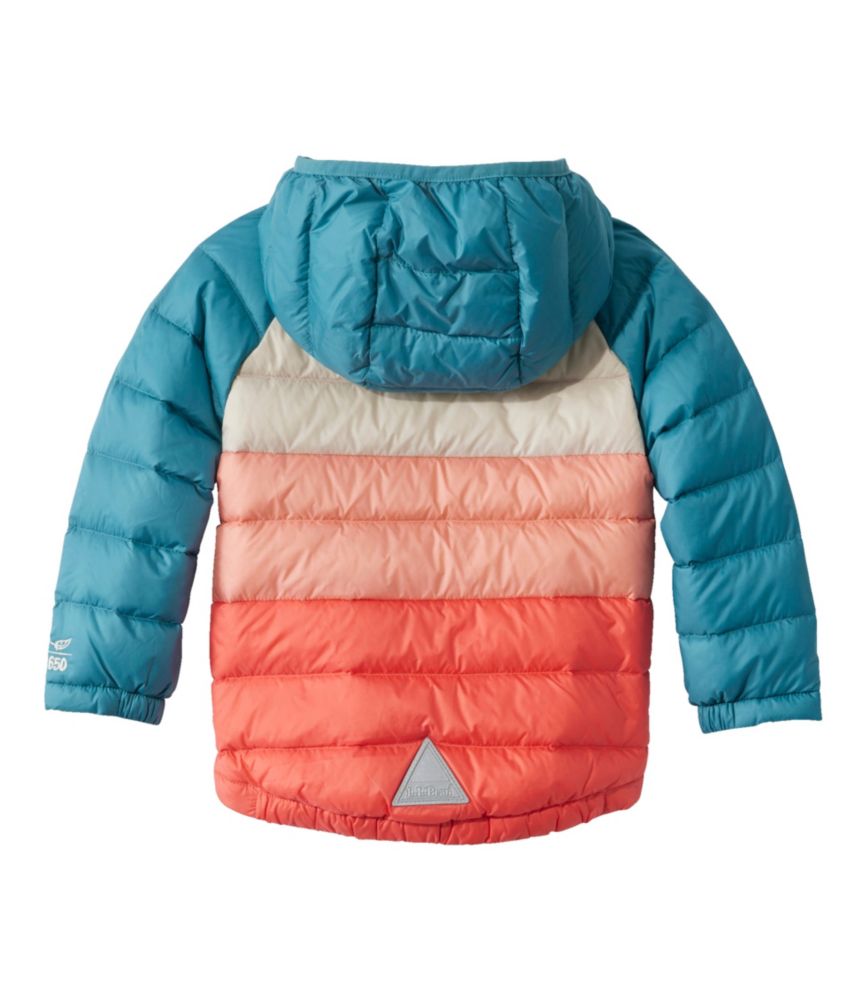 Toddlers' Ultralight 650 Down Jacket, Colorblock, Evening Blue Color Block, small image number 6