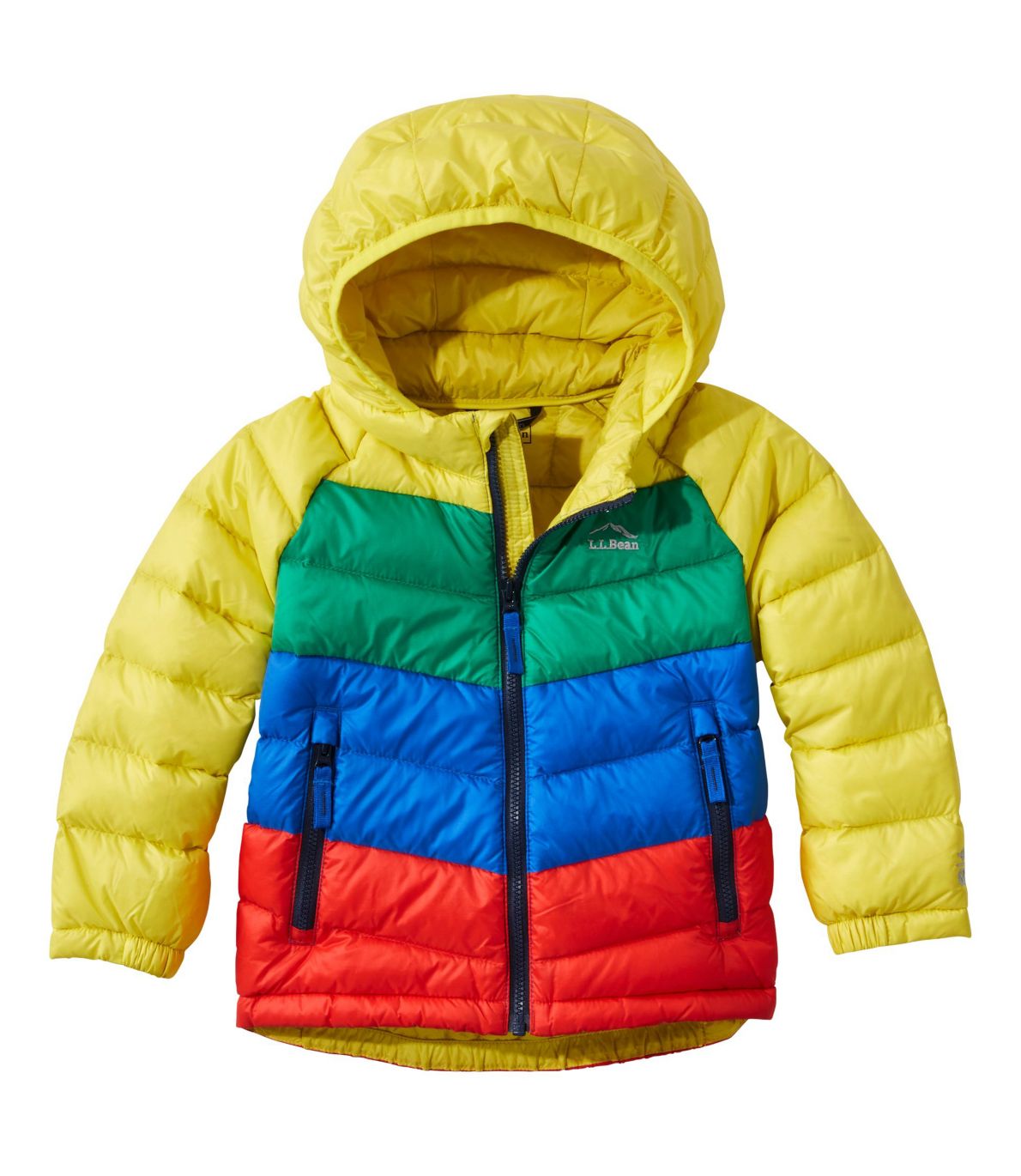 Toddlers' Ultralight 650 Down Jacket, Colorblock at L.L. Bean