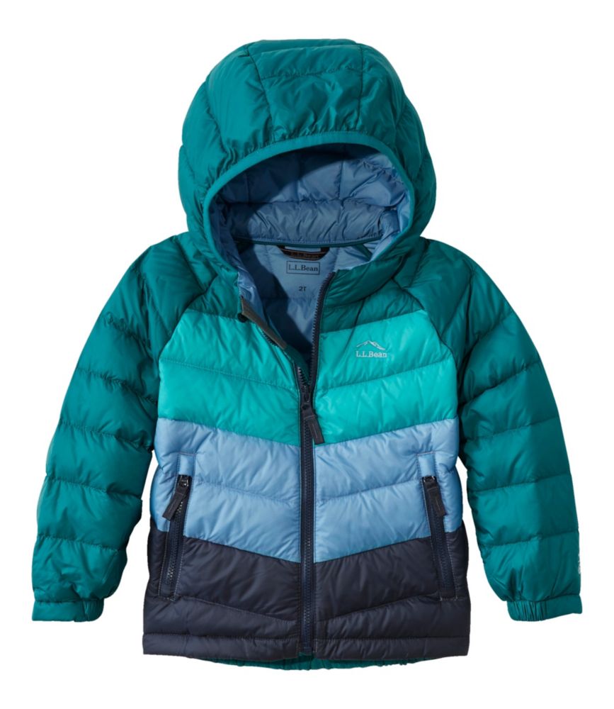Toddlers' Ultralight 650 Down Jacket, Colorblock, Synthetic Nylon | L.L.Bean