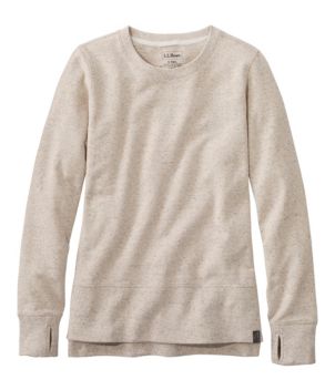 Women's L.L.Bean Cozy Sweatshirt, Split-Hem