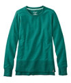 Bean's Cozy Split Hem Sweatshirt, Warm Teal Heather, small image number 0