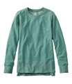 Bean's Cozy Split Hem Sweatshirt, Sea Green Heather, small image number 0