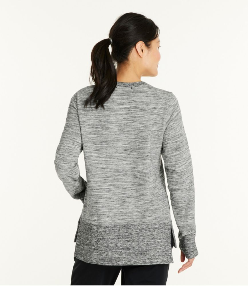 Women's L.L.Bean Cozy Sweatshirt, Split-Hem Marled