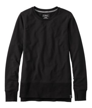 Women's L.L.Bean Cozy Sweatshirt, Split-Hem