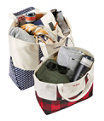 High Bottom Tote Medium, Mountain Red Buffalo Check, small image number 1