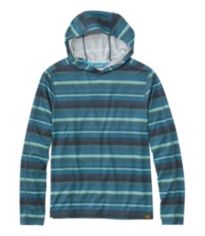 【BAON】Isou Stripe Hood Long Sleeve Tee Men's Everyday SunSmart® Hooded Tee, Long-Sleeve Graphic
