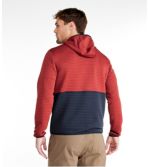 Brown Color Block Half Zip Up Hoodie - FINAL SALE