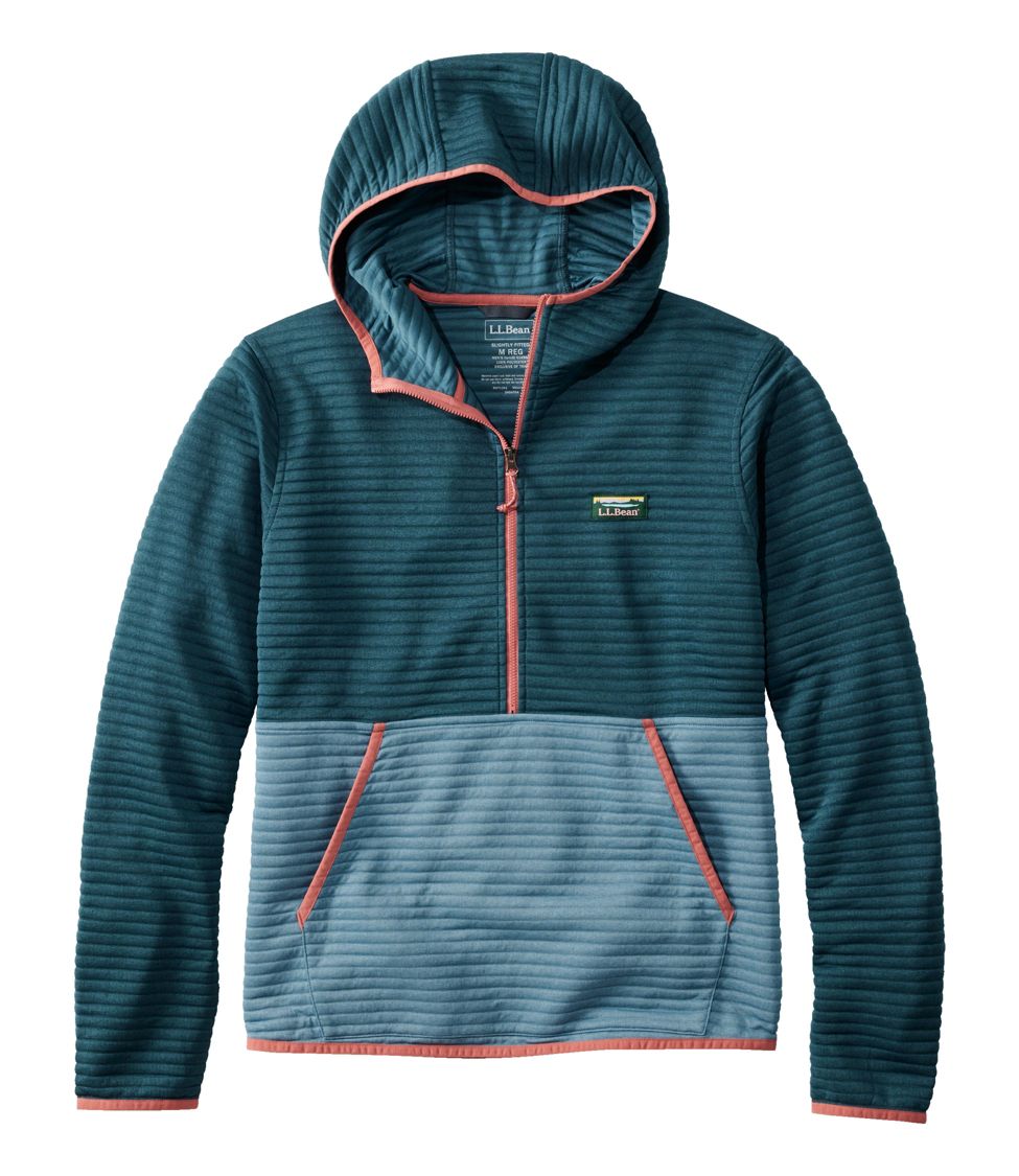 Men's Airlight Knit Half-Zip Hoodie, Colorblock at L.L. Bean