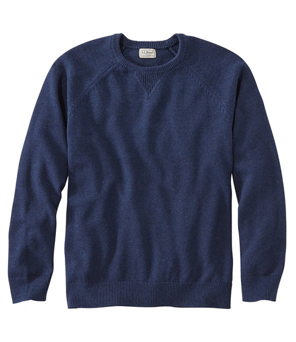 Wicked Soft Cotton Cashmere Crew, Classic Navy, largeimage number 0