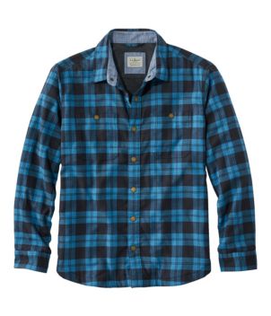 Men's BeanFlex All-Season Flannel, Waffle-Lined Shirt, Traditional Untucked Fit