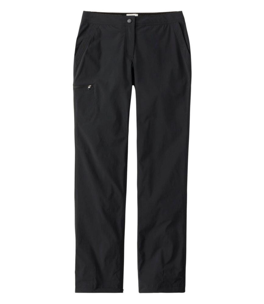 Women's Water-Repellent Comfort Trail Pants, Mid-Rise Straight-Leg