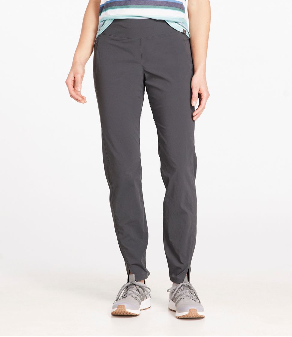 Women's Encompass Travel Pants, Mid-Rise Tapered-Leg at L.L. Bean