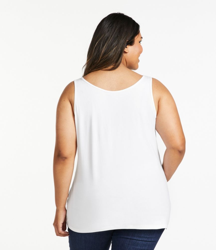 Women's Bean's Layering Tank, Classic Navy, small image number 3