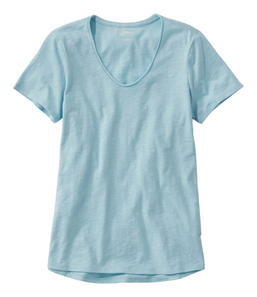 Women's Organic Cotton Tee, V-Neck Short-Sleeve