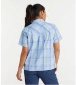 Women's Everyday SunSmart® Woven Shirt, Short-Sleeve Plaid