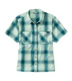 Women's Everyday SunSmart® Woven Shirt, Short-Sleeve Plaid