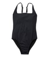 Women's New Currents Swimwear, Squareneck Tankini Top Print at L.L. Bean
