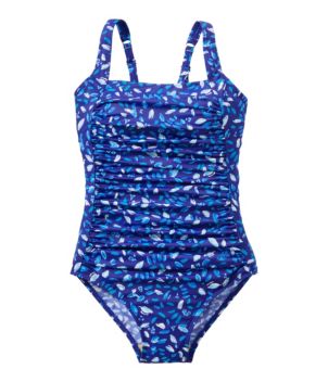 Women's BeanSport® Swimwear, Squareneck Tanksuit, Print