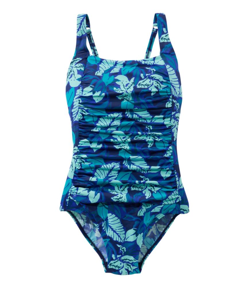 Darkest Navy Tropical Floral