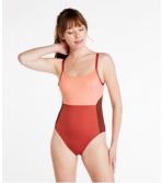 Women's New Currents Swimwear, Scoopneck Tanksuit Color Block