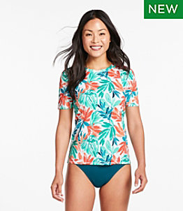 Women's SunSmart™ UPF 50+ Sun Shirt, Short-Sleeve Print
