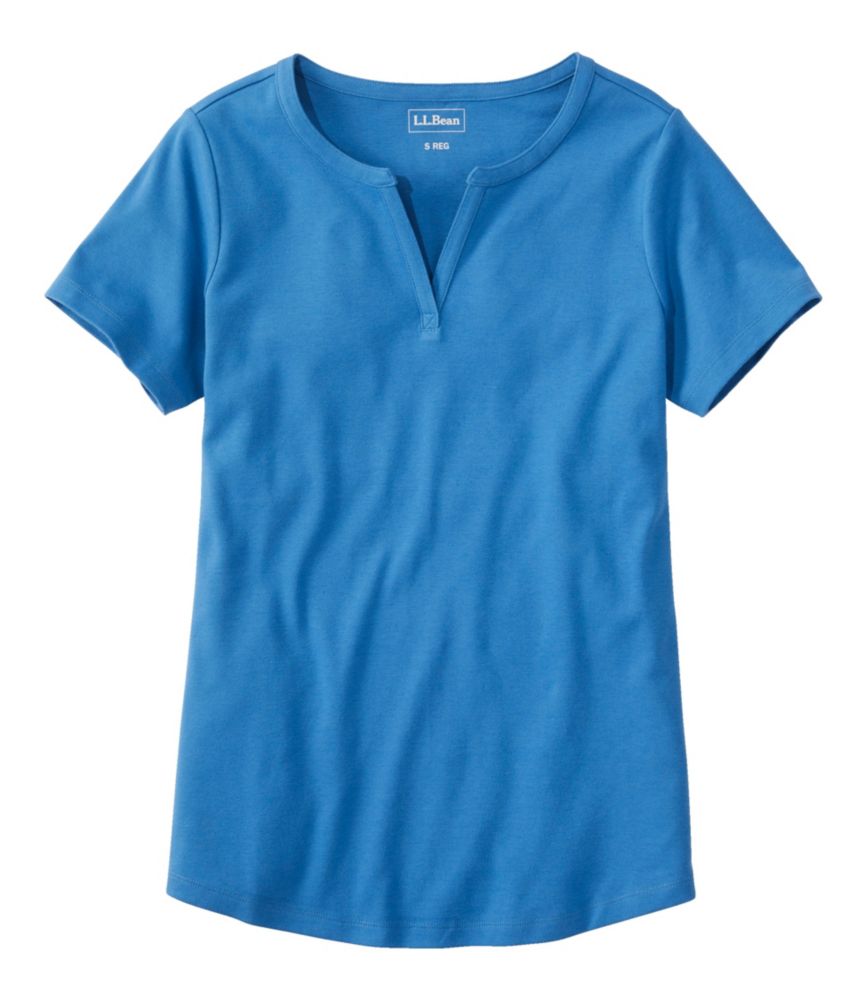 Women's L.L.Bean Tee, ShortSleeve NotchNeck Shirts & Tops at L.L.Bean