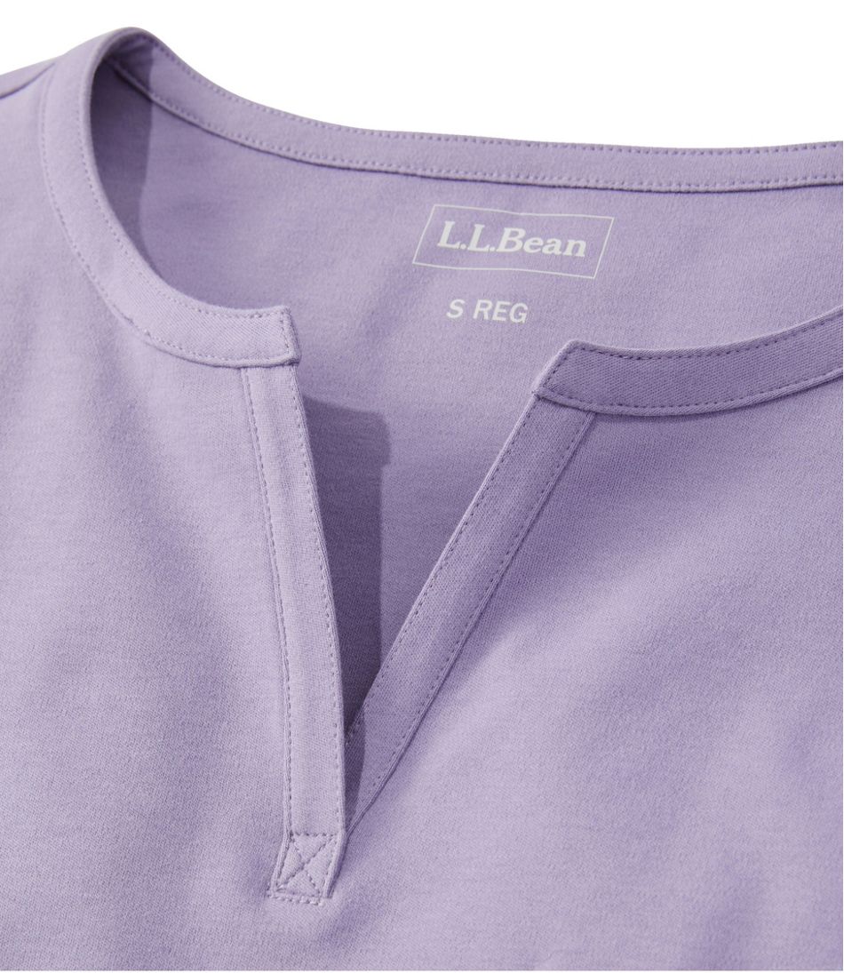 Women's L.L.Bean Tee, Short-Sleeve Notch-Neck