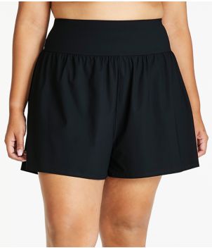 Women's Shaping Swimwear, Soft-Drape Swim Shorts