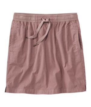 Women's Stretch Ripstop Pull-On Skirt, Mid-Rise
