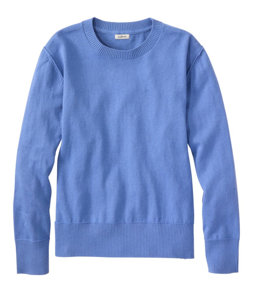Women's Cotton/Cashmere Sweater, Crewneck