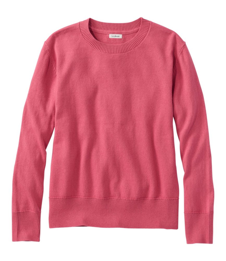 Women's Cotton/Cashmere Sweater, Crewneck