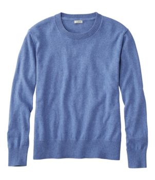 Women's Cotton/Cashmere Sweater, Crewneck