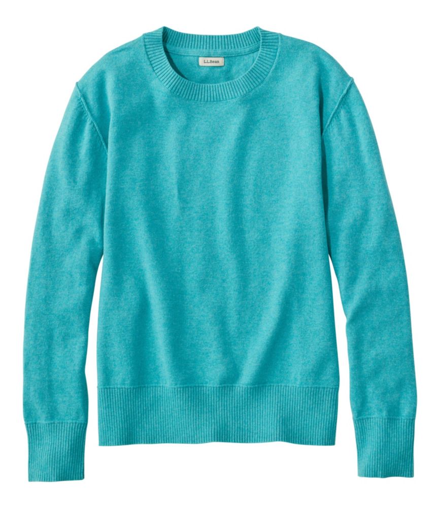 Women's Cotton/Cashmere Sweater, Crewneck