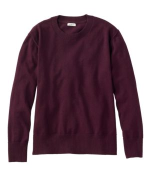 Women's Cotton/Cashmere Sweater, Crewneck