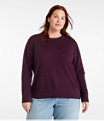 Cotton Cashmere Crewneck Sweater, Light Ocean Heather, small image number 1