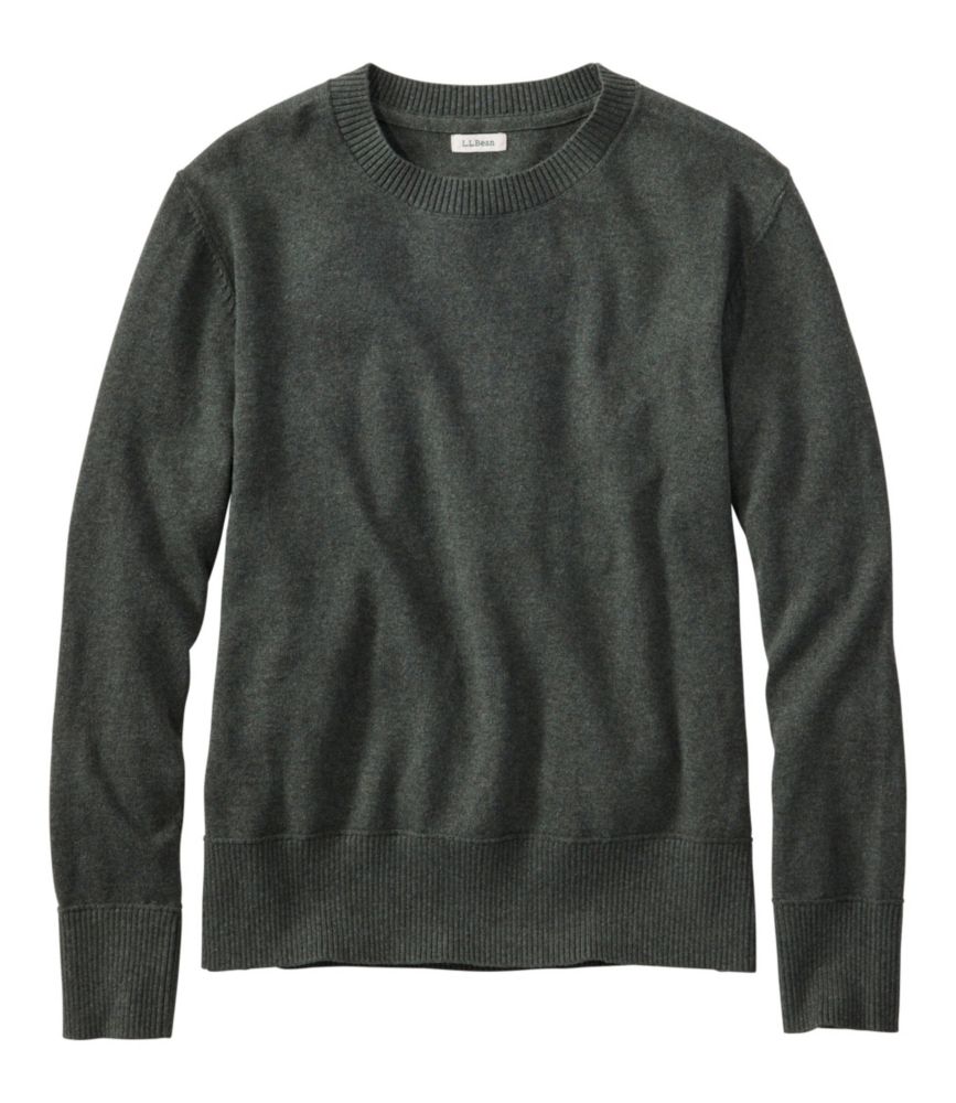 Women's Cotton/Cashmere Sweater, Crewneck