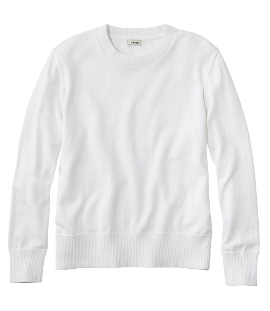 Women's Cotton Cashmere Crewneck Sweater