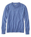 Cotton Cashmere Crewneck Sweater, Raw Indigo Heather, small image number 0