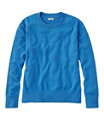 Cotton Cashmere Crewneck Sweater, Light Ocean Heather, small image number 0