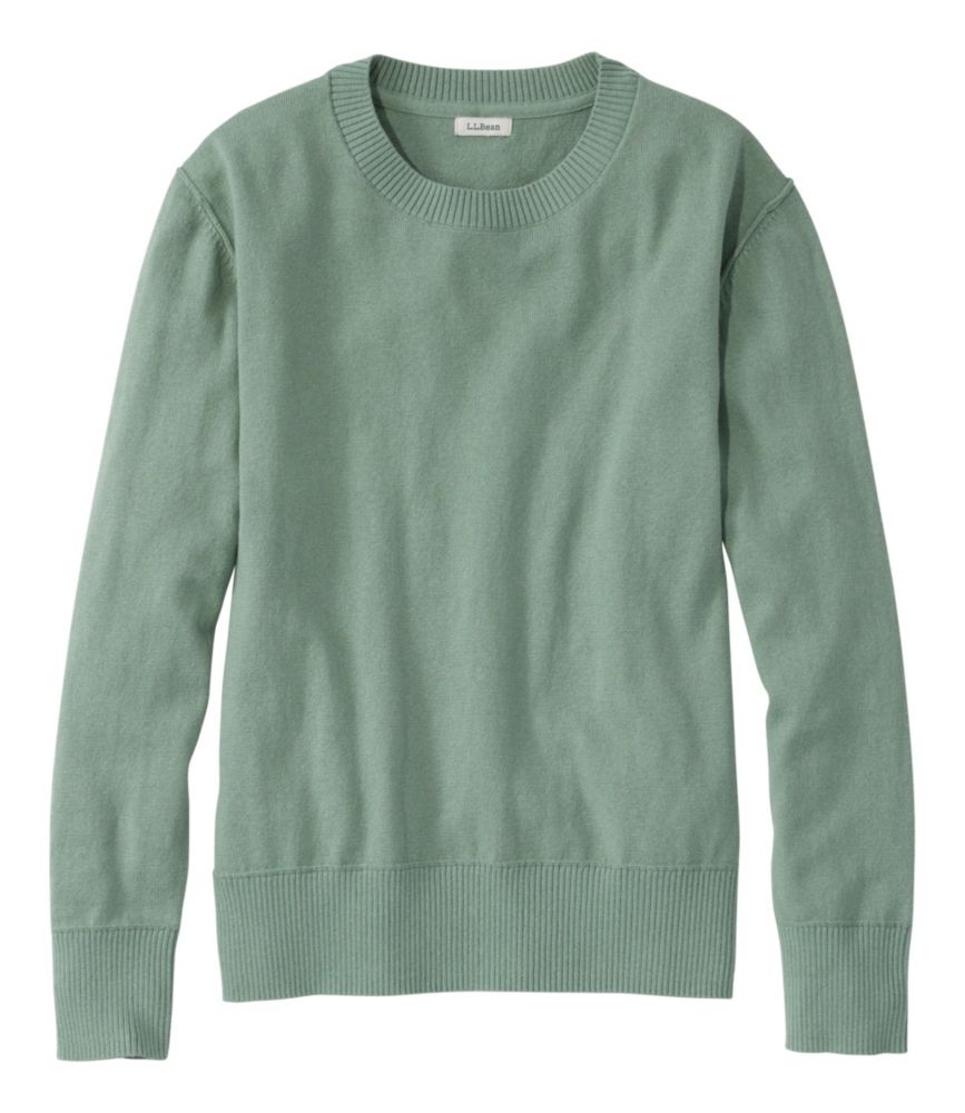 Women's Cotton/Cashmere Sweater, Crewneck