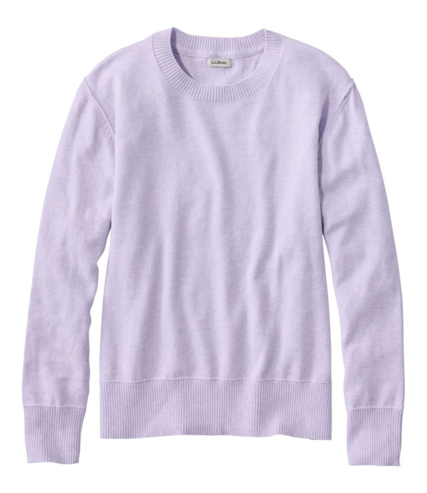 Women's Cotton/Cashmere Sweater, Crewneck