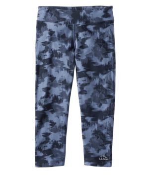 Women's Boundless Performance Capris, Low-Rise Print