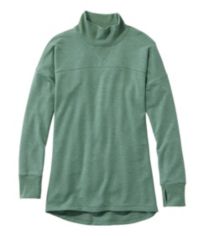 Women's Silk Pointelle, Long-Sleeve Scoopneck